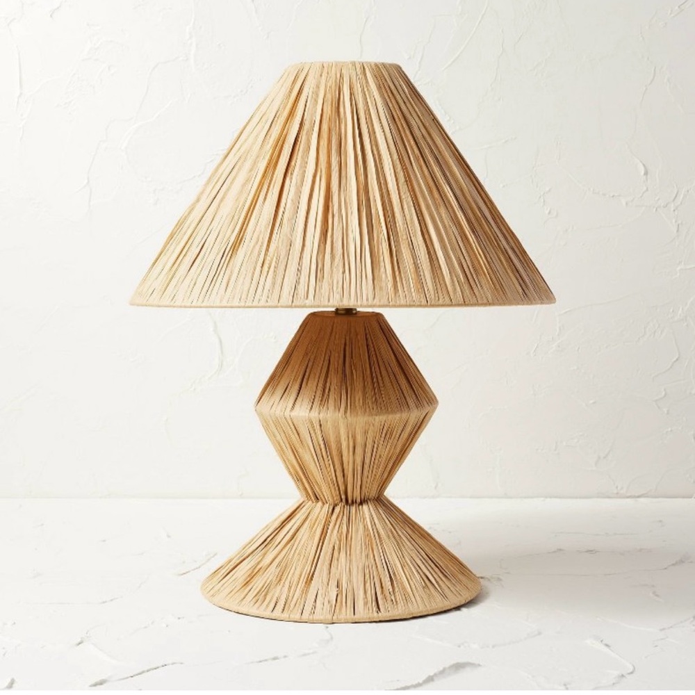 Target Faux Raffia Table Lamp